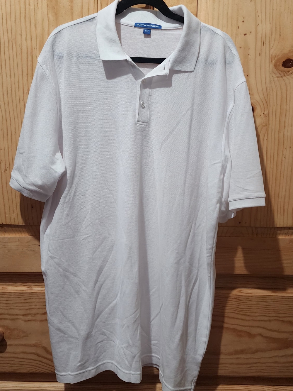 Port Authority White Polo Shirt - Classic Men's Short Sleeve